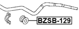 BZSB-129 - STABILIZER BAR BUSH