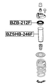 BZSHB-246F - FRONT SHOCK ABSORBER BOOT