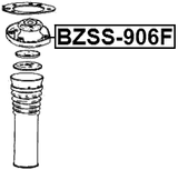BZSS-906F - FRONT SHOCK ABSORBER MOUNTING