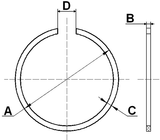 CC-2-52X2 - RETAINING RING 51.8X2