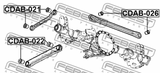 CDAB-021 - BUSHING, REAR UPPER TRAILING ROD