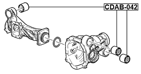 CDAB-042 - FRONT DIFFERENTIAL BUSHING