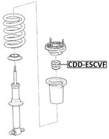 CDD-ESCVF - FRONT SHOCK ABSORBER JOUNCE BUMPER
