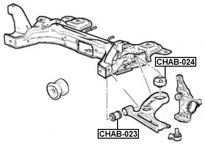 CHAB-024 - FRONT ARM BUSHING