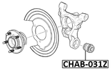 CHAB-031Z - REAR KNUCKLE FLOATING BUSHING