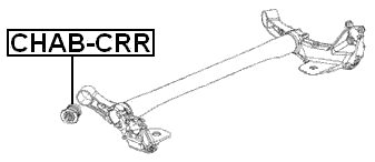 CHAB-CRR - REAR CROSSMEMBER BUSHING