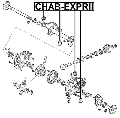 CHAB-EXPRII - FRONT DIFFERENTIAL BUSHING
