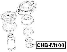 CHB-M100 - FRONT SHOCK ABSORBER BEARING