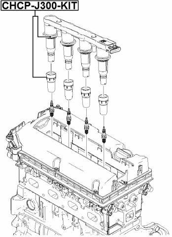 CHCP-J300-KIT - IGNITION COIL TIP