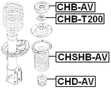 CHD-AV - FRONT SHOCK ABSORBER JOUNCE BUMPER