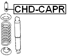 CHD-CAPR - REAR SHOCK ABSORBER JOUNCE BUMPER