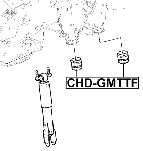 CHD-GMTTF - FRONT SHOCK ABSORBER JOUNCE BUMPER