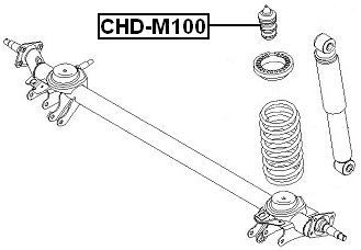 CHD-M100 - REAR SHOCK ABSORBER JOUNCE BUMPER