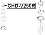 CHD-V250R - REAR SHOCK ABSORBER JOUNCE BUMPER