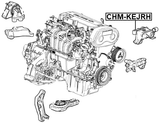CHM-KEJRH - RIGHT ENGINE MOUNT