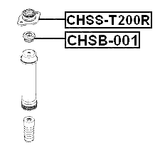 CHSB-001 - REAR SHOCK ABSORBER BUSHING