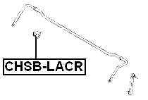 CHSB-LACR - REAR STABILIZER BAR BUSH D10.5