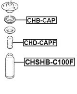 CHSHB-C100F - FRONT SHOCK ABSORBER BOOT