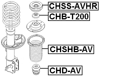CHSS-AVHR - FRONT SHOCK ABSORBER MOUNTING