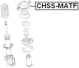 CHSS-MATF - FRONT SHOCK ABSORBER MOUNTING