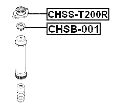 CHSS-T200R - REAR SHOCK ABSORBER MOUNTING