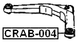 CRAB-004 - BUSHING, REAR UPPER CONTROL ARM