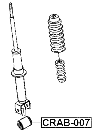 CRAB-007 - BUSHING, REAR SHOCK ABSORBER