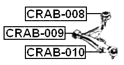 CRAB-009 - BUSHING, FRONT LOWER CONTROL ARM