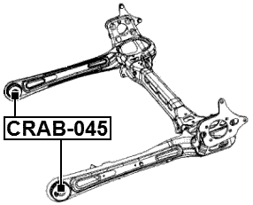 CRAB-045 - REAR CROSSMEMBER BUSHING