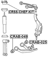 CRAB-049 - BUSHING, FRONT LOWER CONTROL ARM