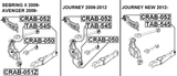 CRAB-052 - REAR ARM BUSHING