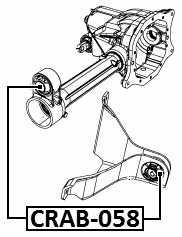 CRAB-058 - FRONT DIFFERENTIAL MOUNT BUSHING