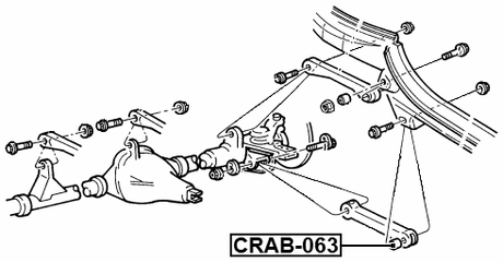 CRAB-063 - FRONT ROD BUSHING