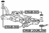 CRAB-066 - SUBFRAME FRONT BUSHING