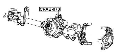 CRAB-073 - BUSHING, REAR UPPER TRAILING ROD