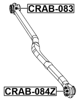 CRAB-084Z - BUSHING, FRONT TRANSVERSAL ROD