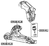 CRAB-KLB - REAR BUSHING, FRONT CONTROL ARM