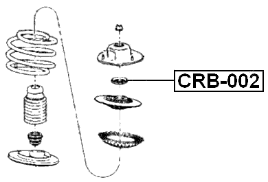 CRB-002 - FRONT SHOCK ABSORBER BEARING