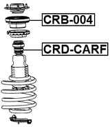 CRB-004 - FRONT SHOCK ABSORBER BEARING