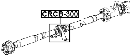 CRCB-300 - DRIVE SHAFT BEARING
