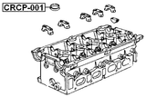 CRCP-001 - SEAL RING, SPARK PLUG TUBE
