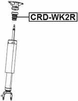 CRD-WK2R - REAR SHOCK ABSORBER JOUNCE BUMPER