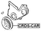 CRDS-CAR - CRANKSHAFT PULLEY