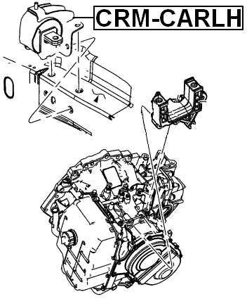 CRM-CARLH - LEFT ENGINE MOUNT