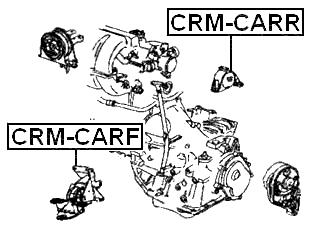 CRM-CARR - REAR ENGINE MOUNT