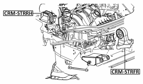 CRM-STRRH - RIGHT ENGINE MOUNT