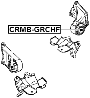 CRMB-GRCHF - FRONT ENGINE MOUNT BUSHING
