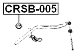 CRSB-005 - FRONT STABILIZER BAR BUSH