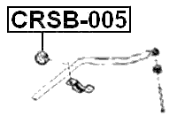 CRSB-005 - FRONT STABILIZER BAR BUSH