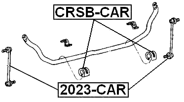 CRSB-CAR - FRONT STABILIZER BAR BUSH D26